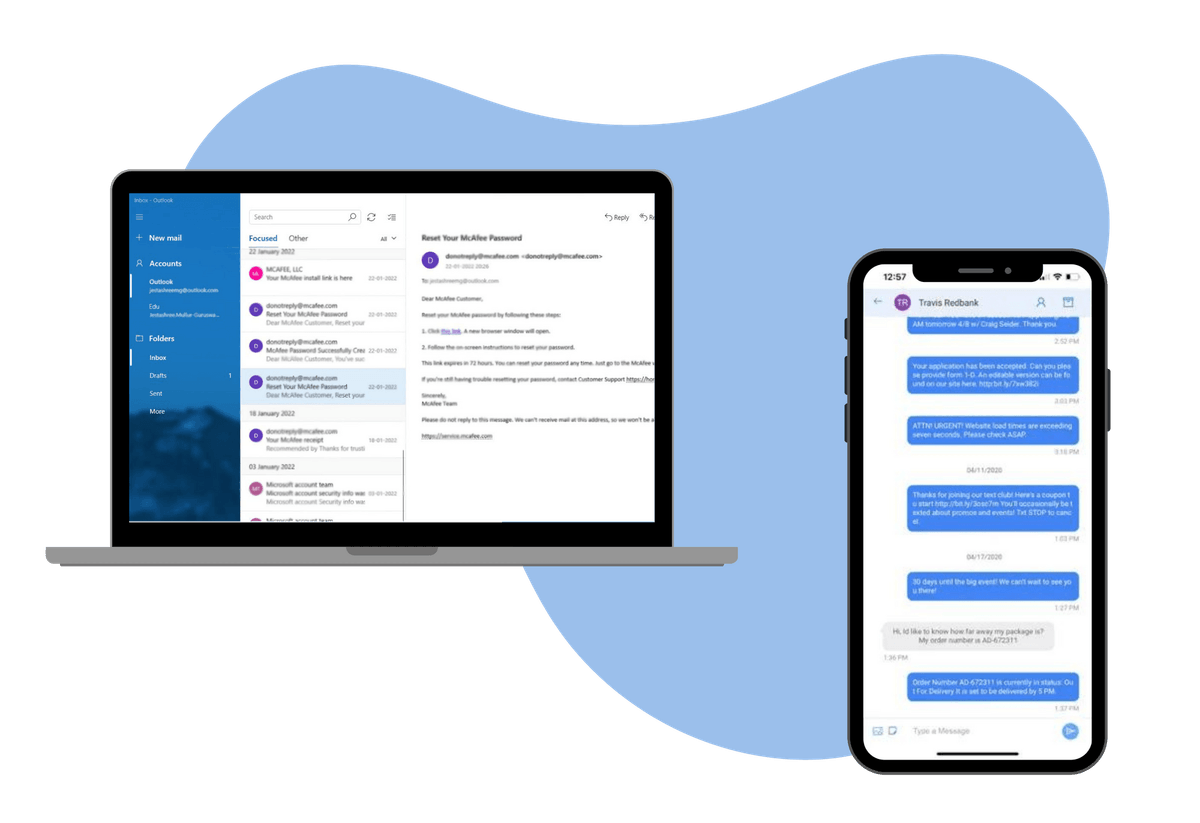 The seamless integration of Outlook and text messaging which is being used to send text from outlook easily and effortlessly.png