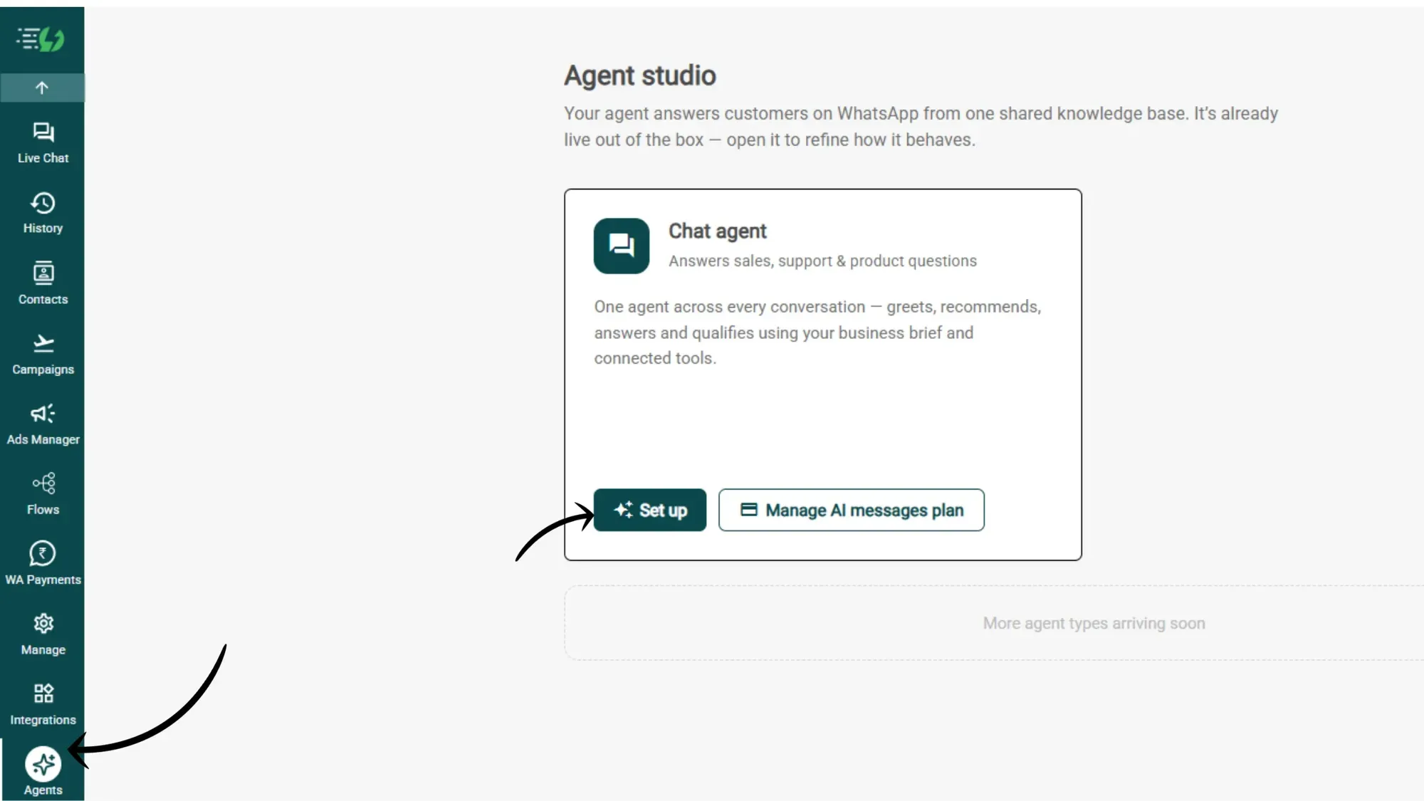 Setup+AI+agent+in+aisensy.webp