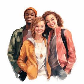 akmarino_illustration_of_three_highschool_friends_2_caucasian_a_9ccc1aaa-4e87-4fa7-997b-90f1893c5fdb.png