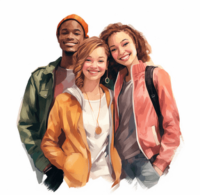 akmarino_illustration_of_three_highschool_friends_2_caucasian_a_9ccc1aaa-4e87-4fa7-997b-90f1893c5fdb.png