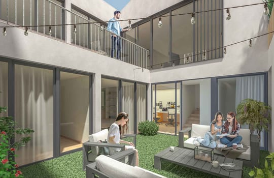 Programme immobilier neuf Les Patios d'Émile à Bordeaux