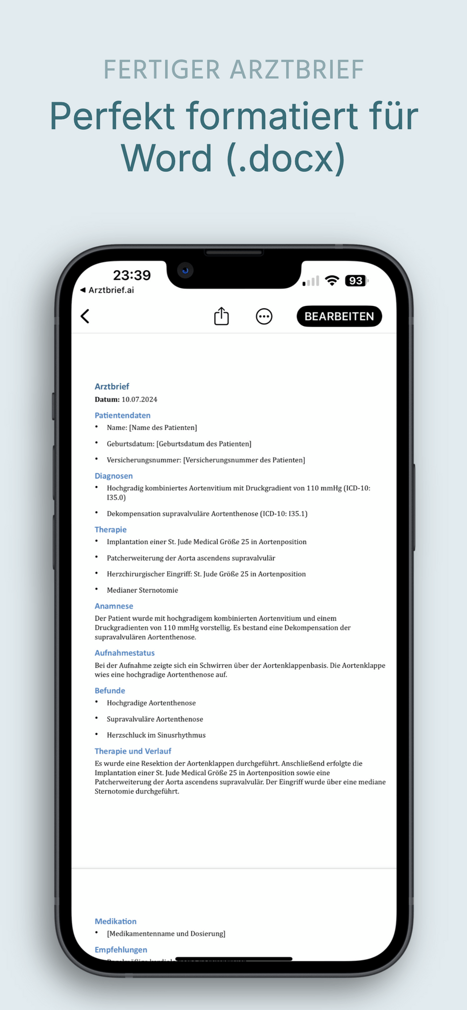 Arztbrief.ai – Slide 8