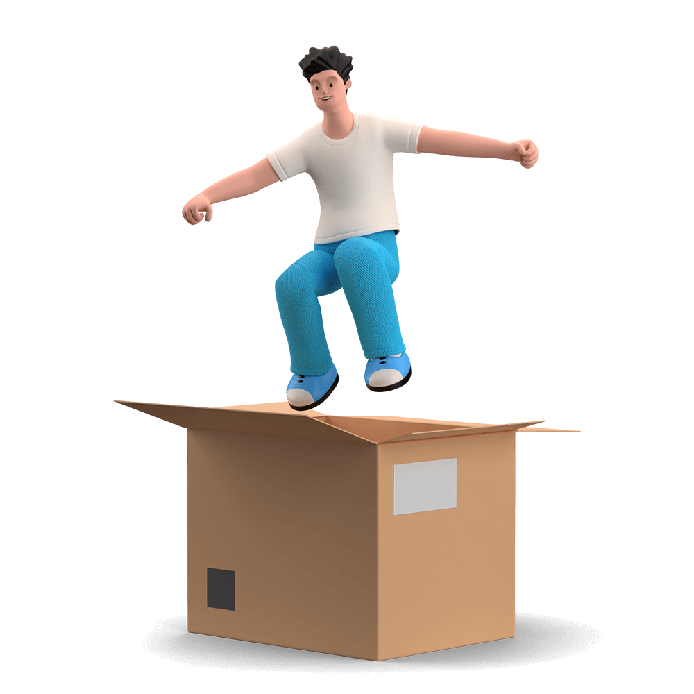 delivery, character builder _ out of the box, box, package, logistic, man.png