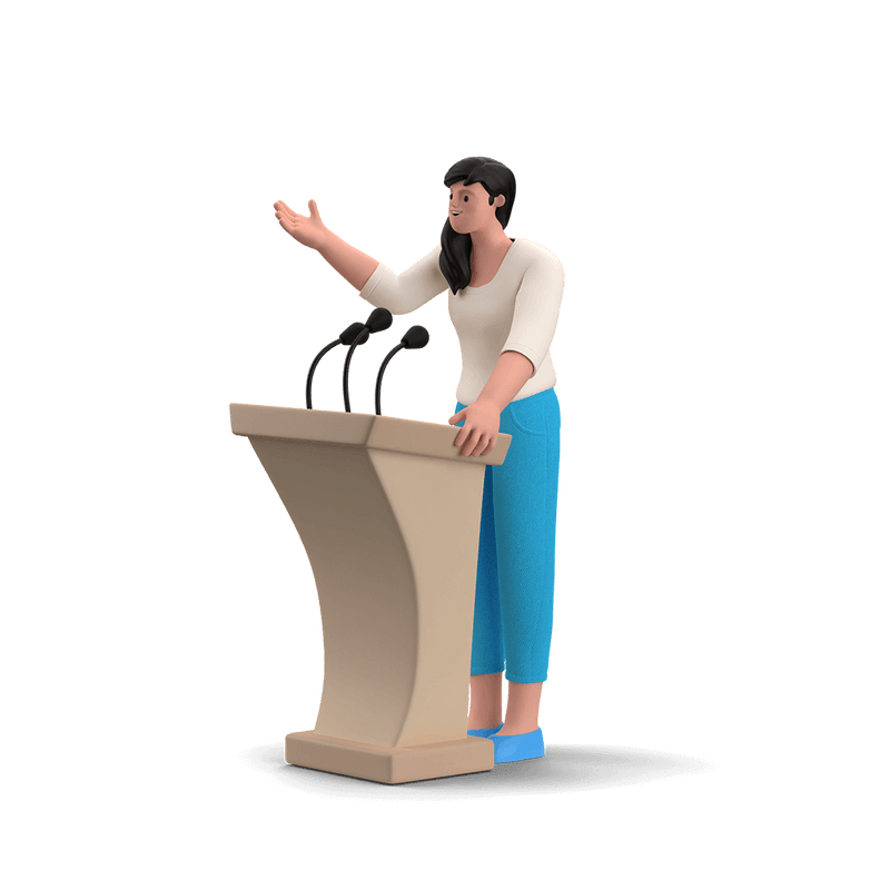 communication, character builder _ speech, talk, communicate, lecture, presentation, woman.png