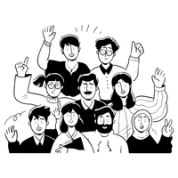 avatars and characters _ team, teamwork, group, welcome, greeting, hand, gesture@2x.png