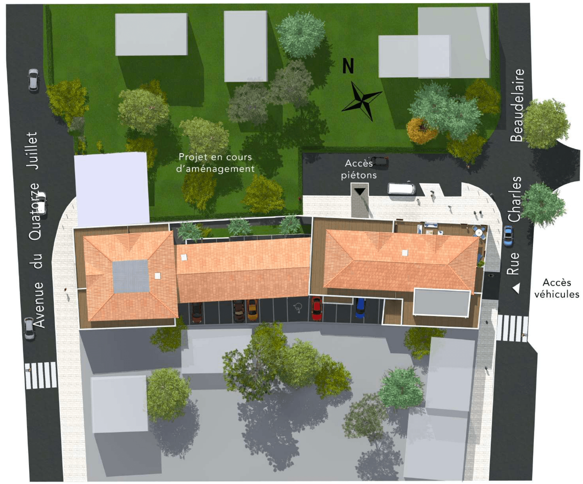 Plan de masse Catalina Biscarrosse