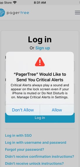 OnCall Do Not Disturb Bypass Iphone