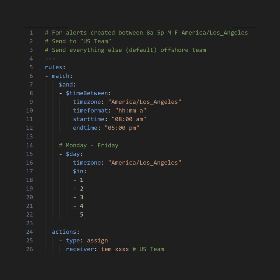 Time-of-day-intelligent-alert-routing