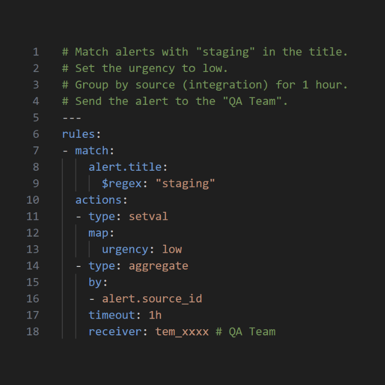 Routers and Notification Rules