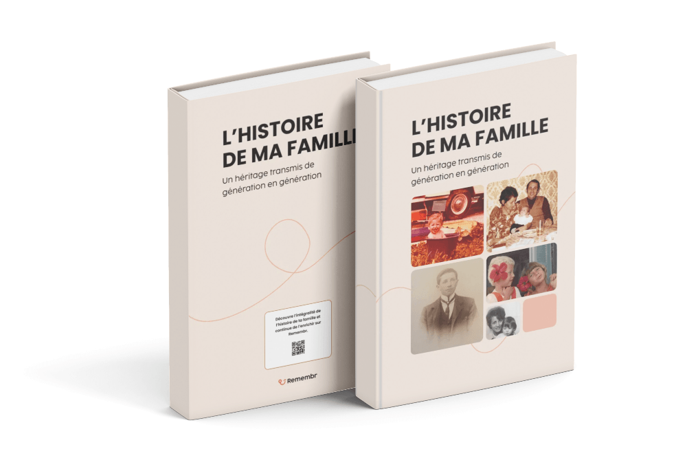 Remembr Premium : votre histoire imprimée dans un livre à transmettre